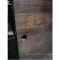 Elegant pivot entry wooden door design with door glass